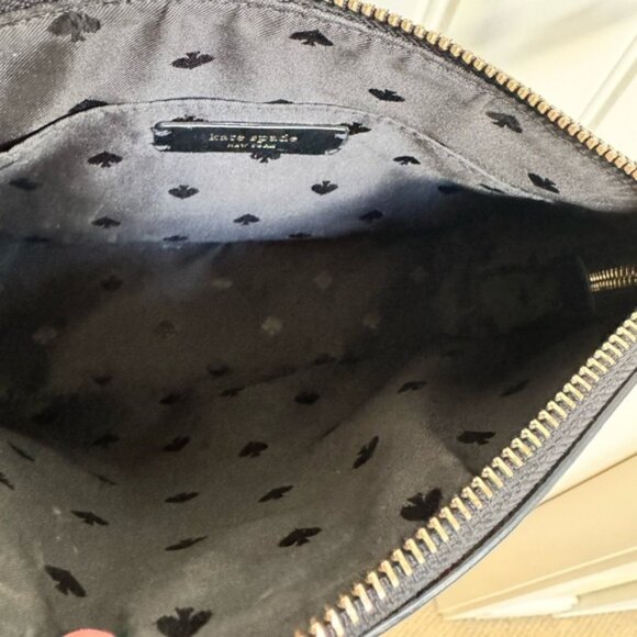 Kate Spade New York Jeanne Black Leather CrOne Sizesbody Bag. 9.5 by 6 by 3 - Picture 9 of 14